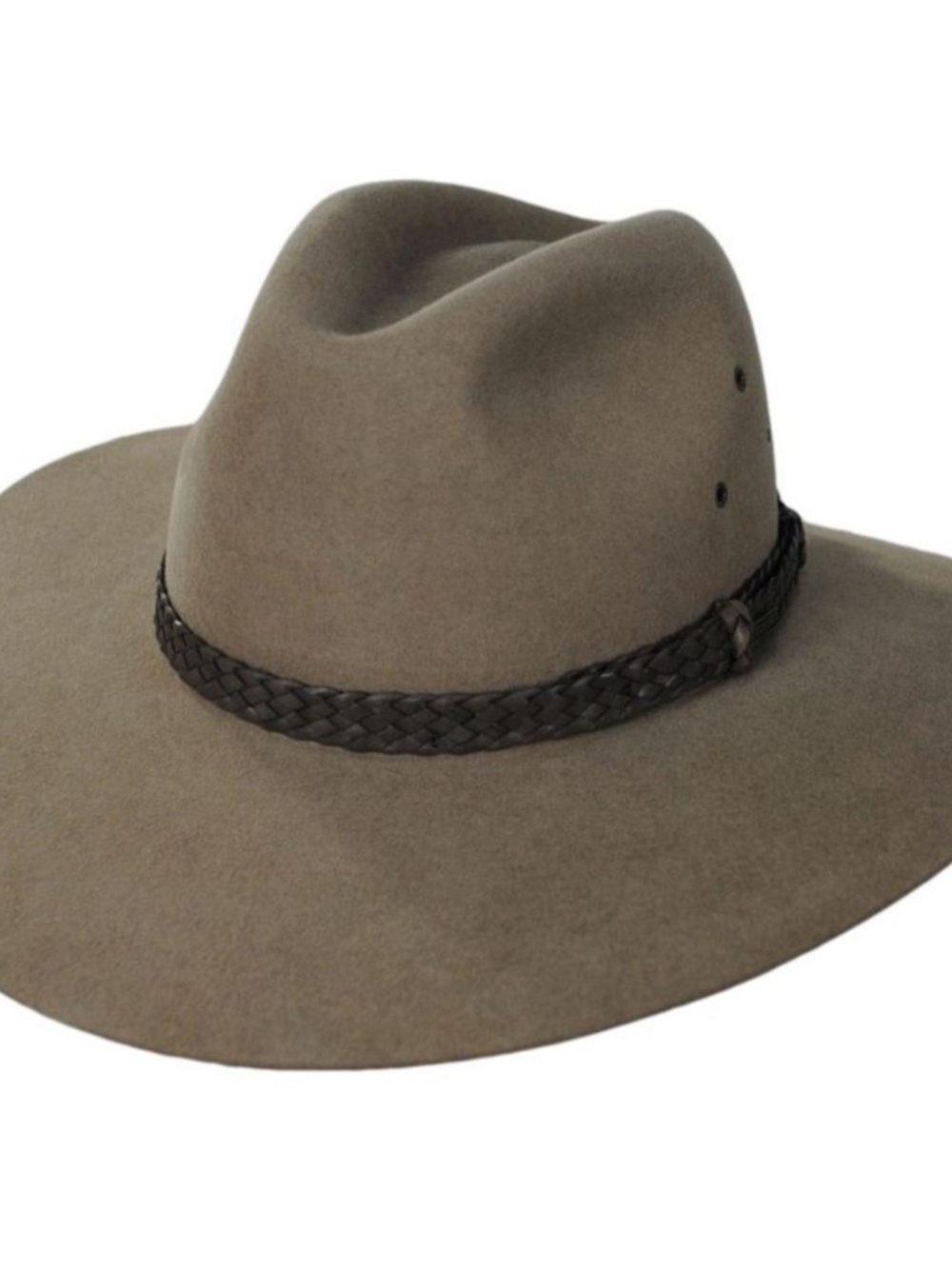 New Akubra Riverina Hat in Bran